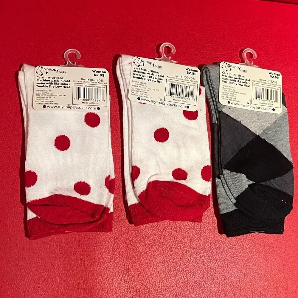 Snappy socks assorted. 🎉Last price 🎉